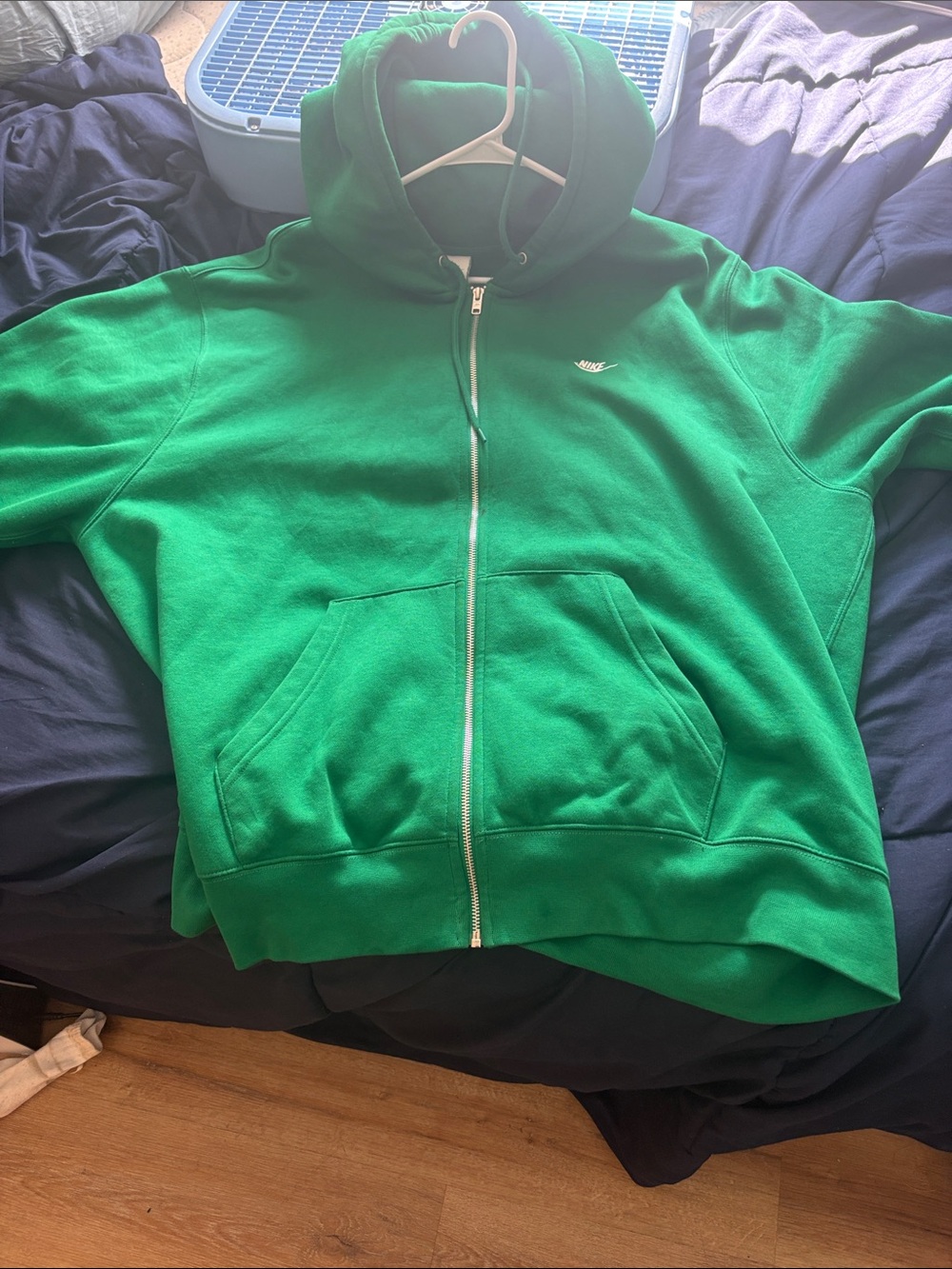 Nike Green Kids' Full-Zip Hoodie Jacket